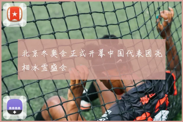 北京冬奥会正式开幕中国代表团亮相冰雪盛会